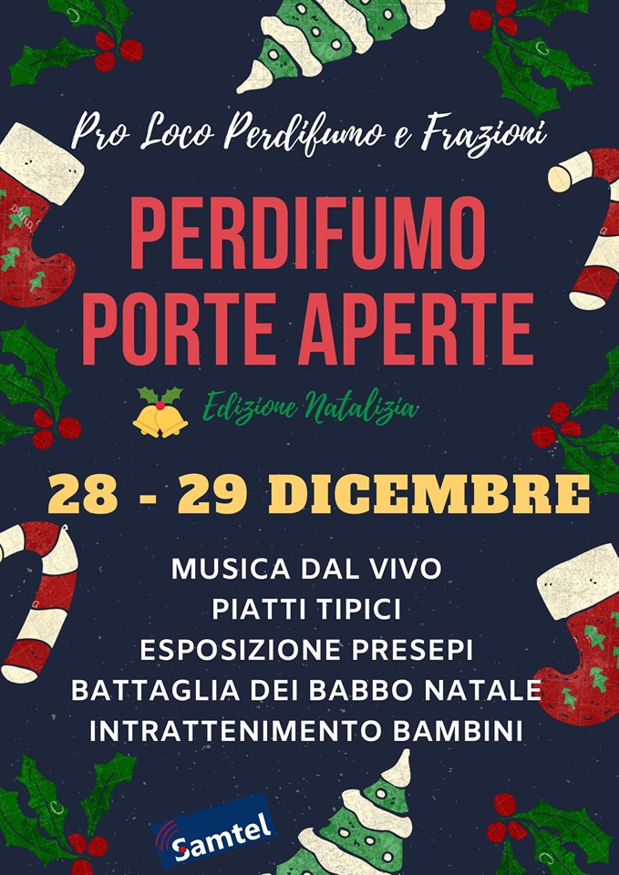 Perdifumo Porte Aperte - dal 28 al 29 Dicembre 2019