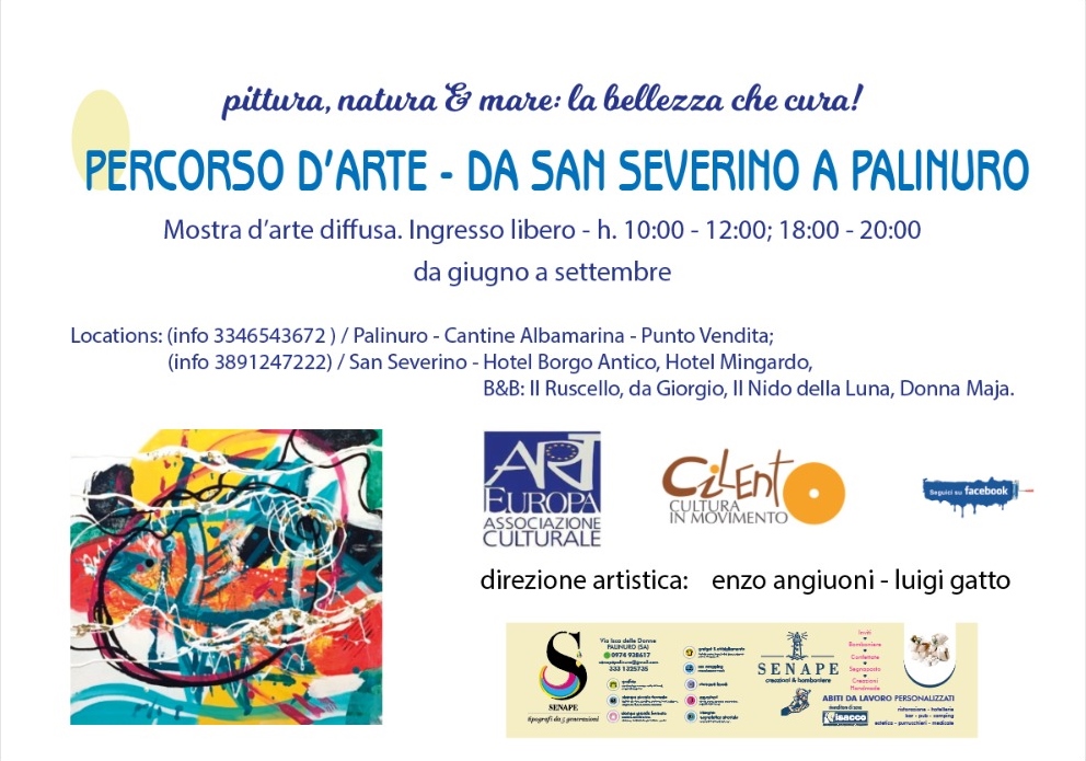 Percorso d'arte - da San Severino a Palinuro - Fino al 12 settembre 2021