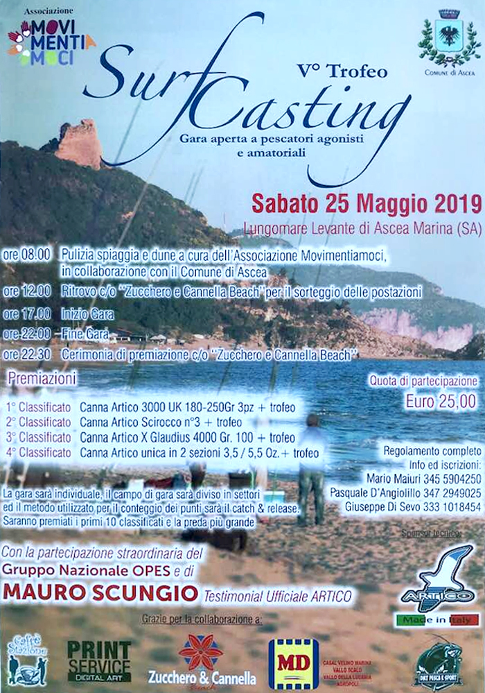 5° Trofeo SurfCasting 2019 - 25 maggio 2019