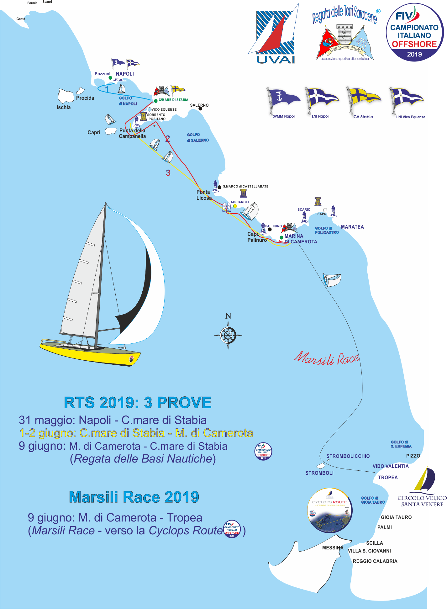 14° Regata delle torri saracene - dal 31 Maggio al 9 Giugno
