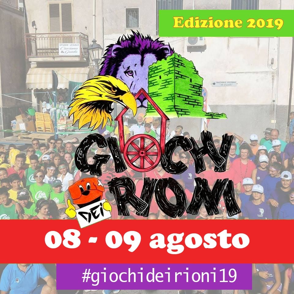 Giochi dei Rioni - dall'8 al 9 Agosto 2019