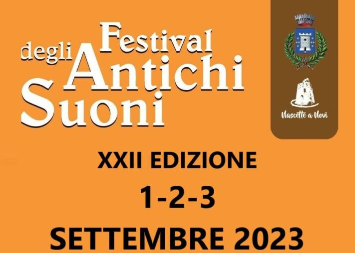 Festival degli Antichi Suoni 2023 - Dall'1 al 3 Settembre 2023 - Novi Velia 