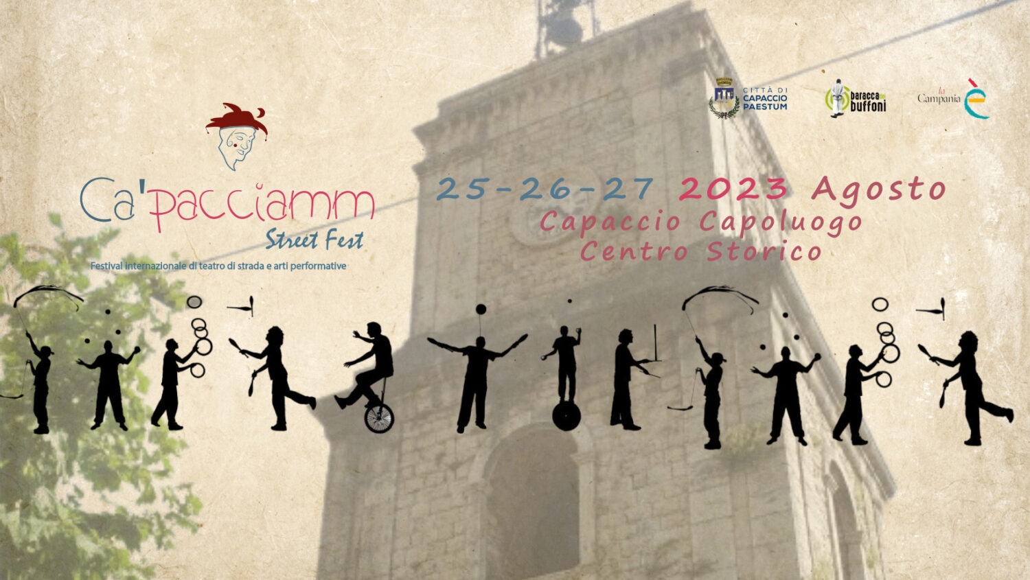 Ca'pacciamm Street Festival - Dal 25 al 27 agosto 2023 - Capaccio